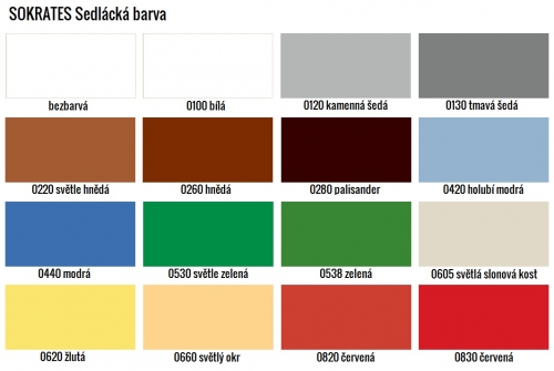 Sokrates Sedlácká barva